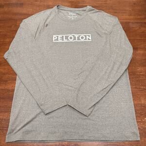 Rhone Peloton Shirt Mens XL Gray Reign Performance Cycling Running Athletic